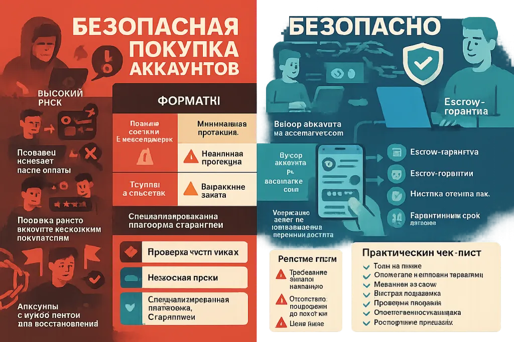 Как выбрать надежный сервис для безопасной покупки и продажи аккаунтов с гарантией