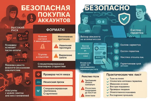 Как выбрать надежный сервис для безопасной покупки и продажи аккаунтов с гарантией